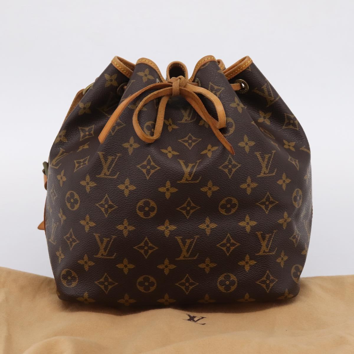 LOUIS VUITTON Monogram Petit Noe Shoulder Bag M42226 LV Auth 209275V