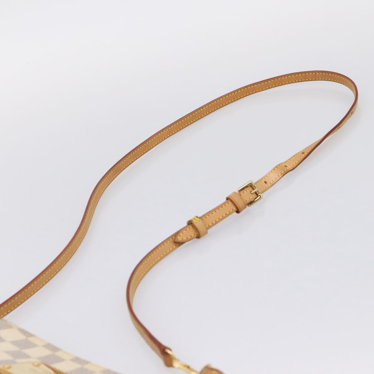 LOUIS VUITTON Damier Azur Eva Shoulder Bag 2way N55214 LV Auth 209283V