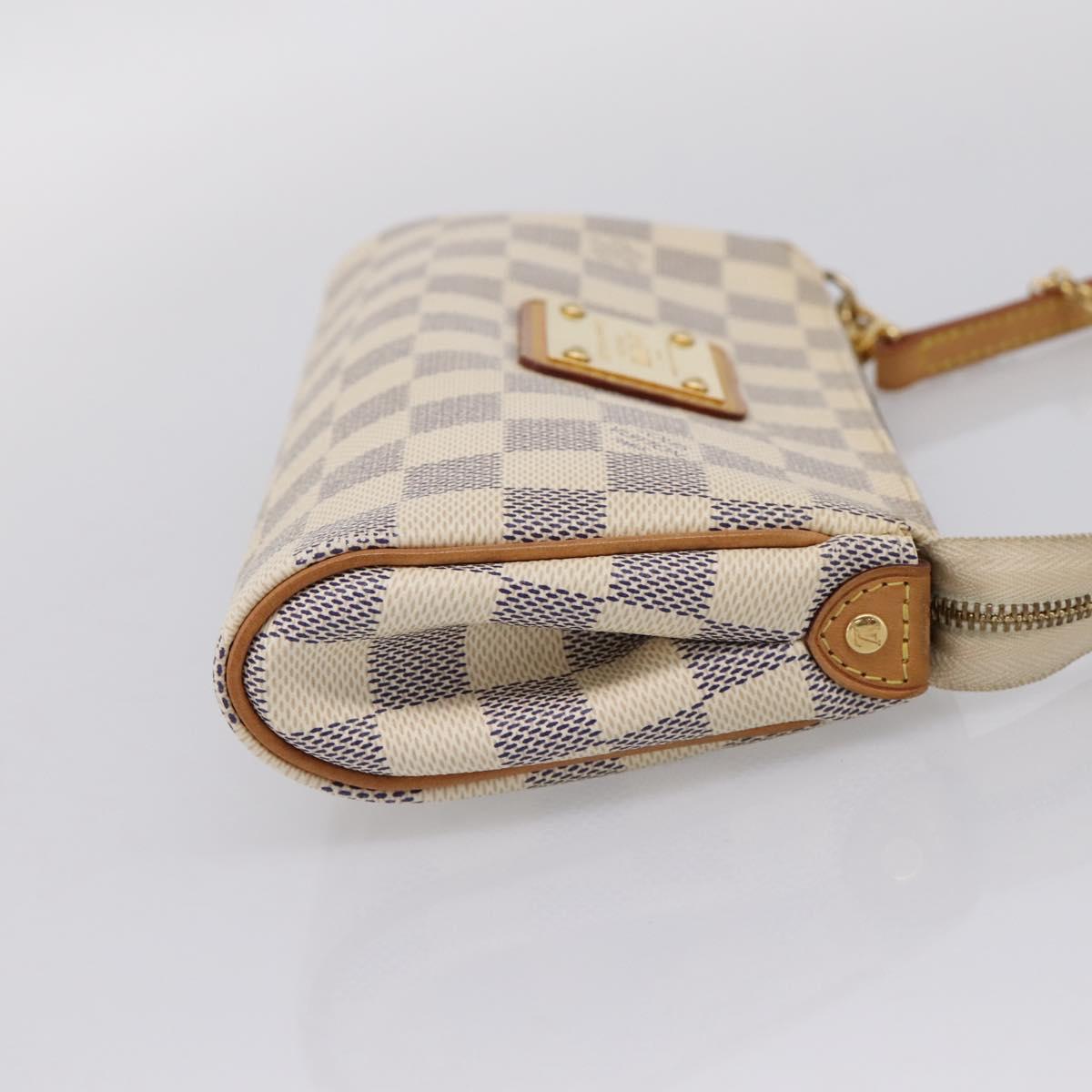 LOUIS VUITTON Damier Azur Eva Shoulder Bag 2way N55214 LV Auth 209283V