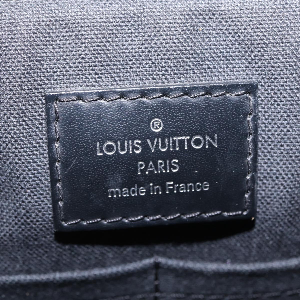 LOUIS VUITTON Damier Graphite District PM Shoulder Bag N41260 LV Auth 209291A