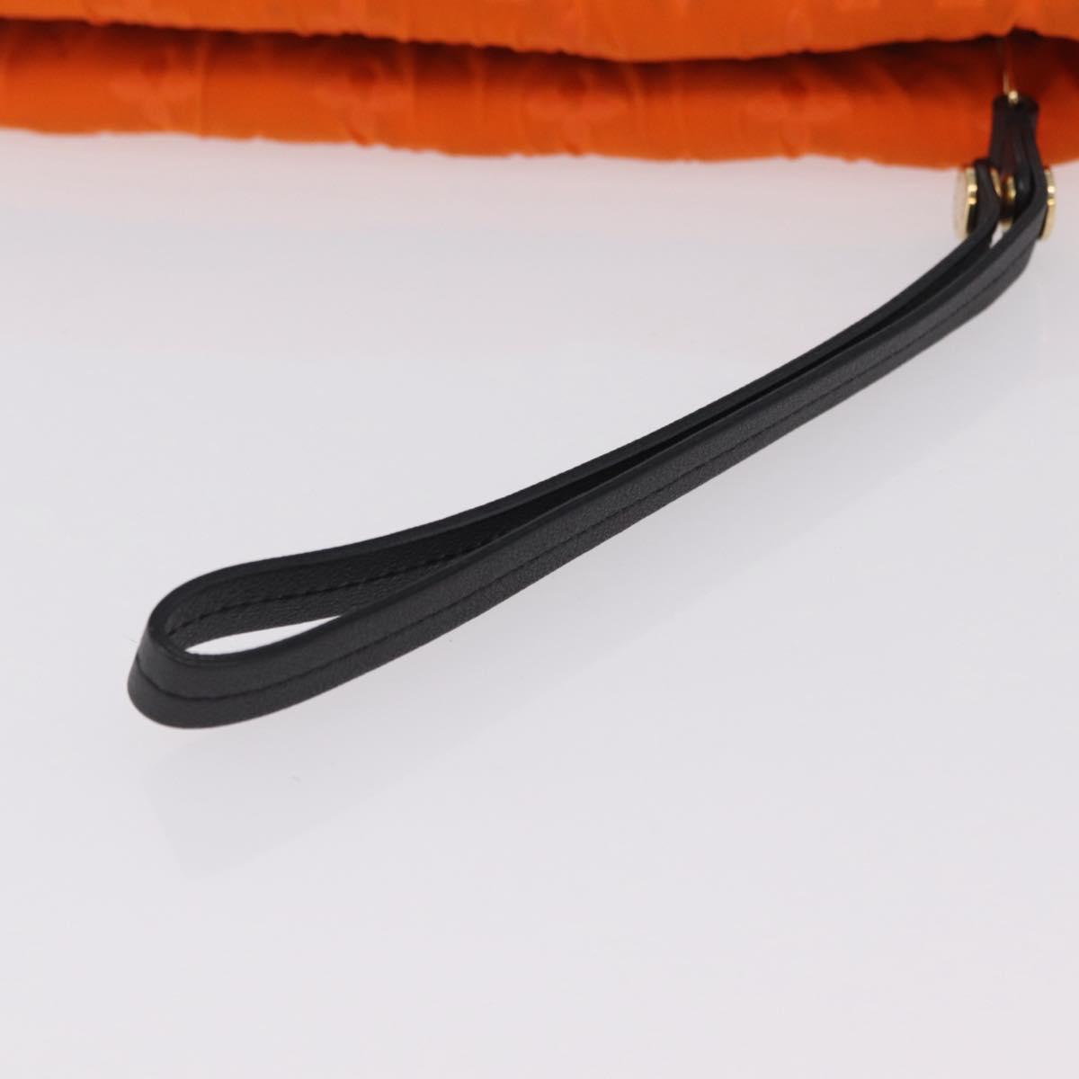 LOUIS VUITTON Cruise line Pochette Scuba Pouch Canvas Orange LV Auth 209298