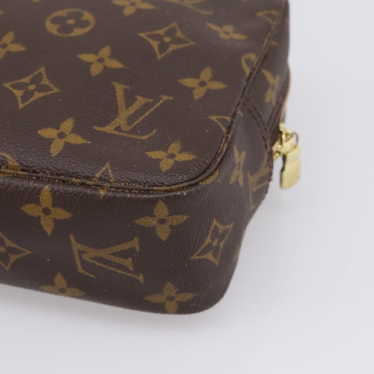 LOUIS VUITTON Monogram Trousse Toilette 23 Clutch Bag M47524 LV Auth 209299
