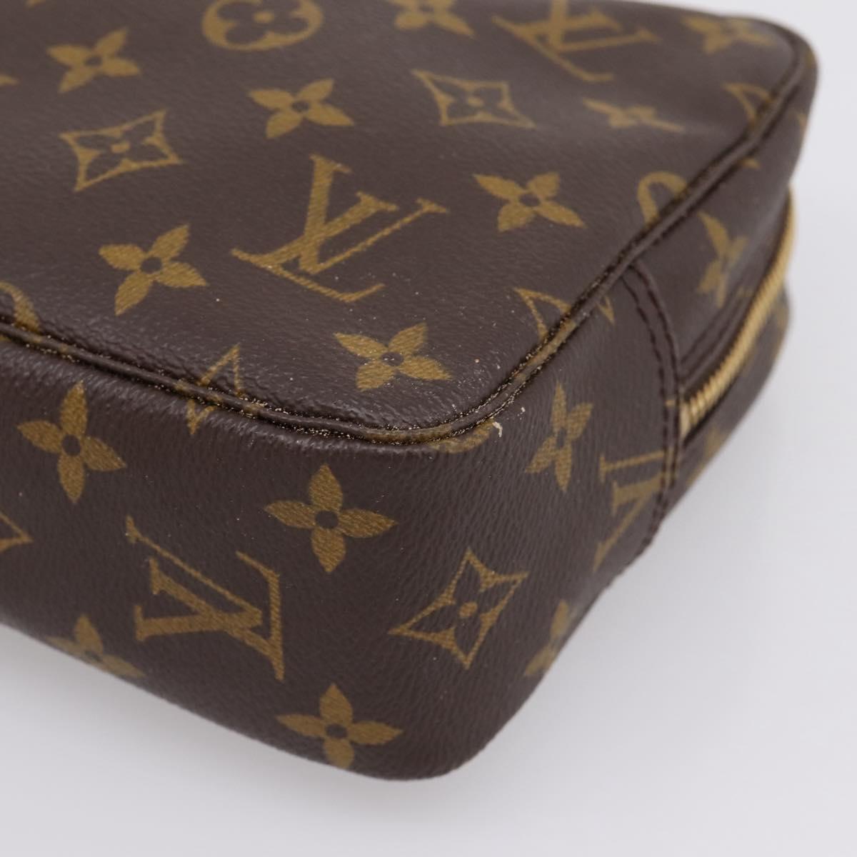 LOUIS VUITTON Monogram Trousse Toilette 23 Clutch Bag M47524 LV Auth 209299