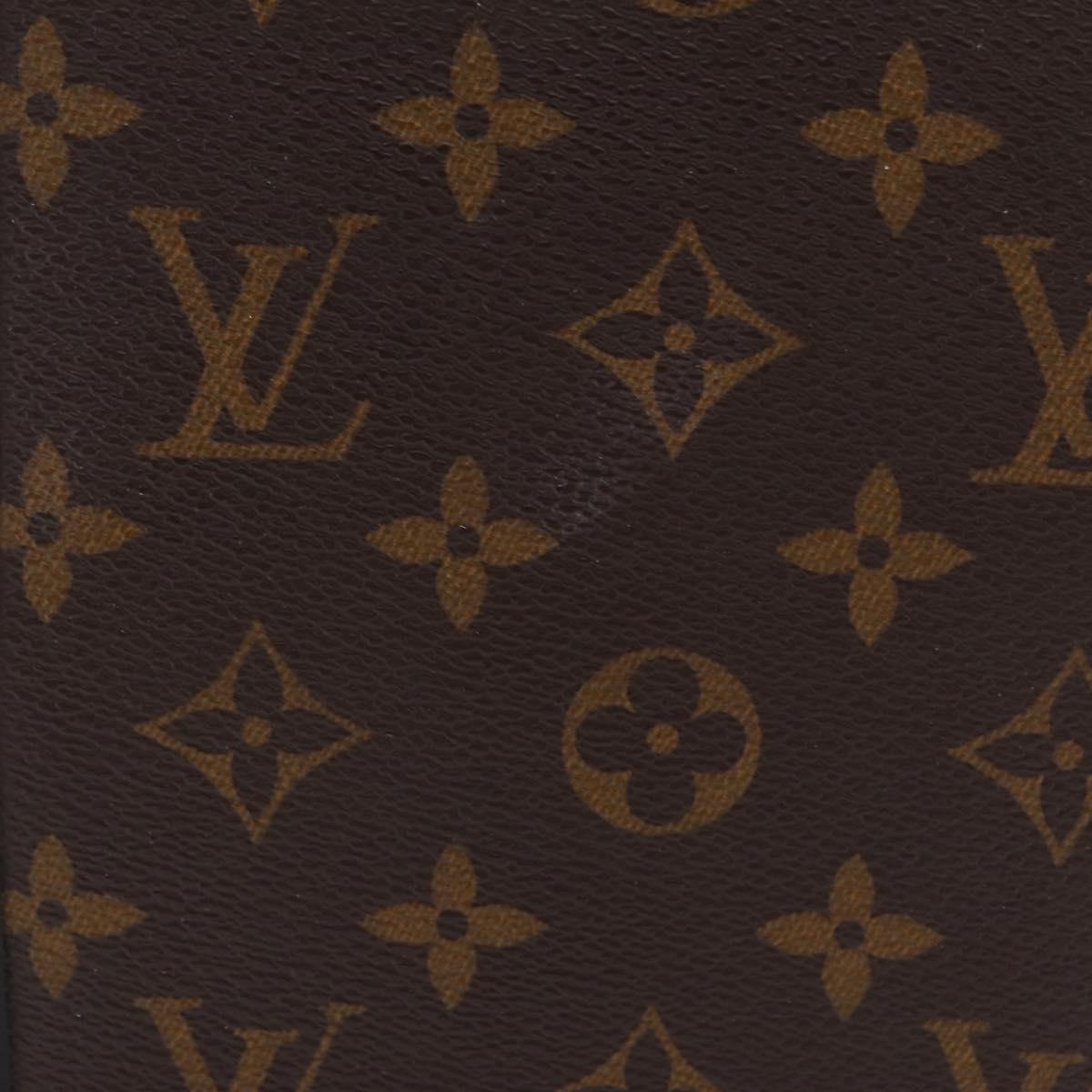 LOUIS VUITTON Monogram Macassar Agenda MM Day Planner Cover R21084 Auth 209300