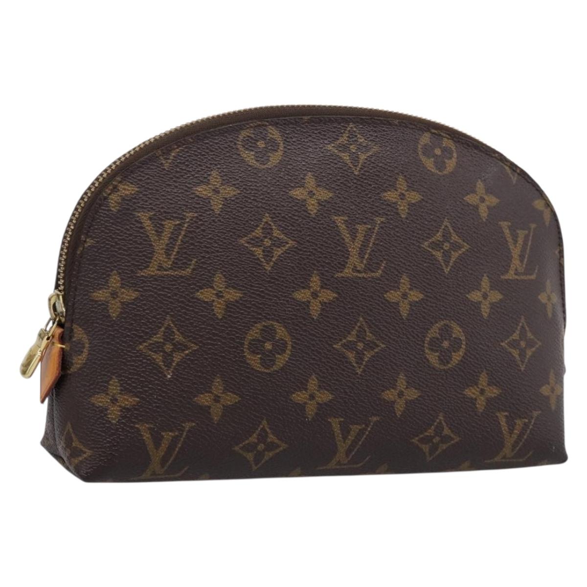 LOUIS VUITTON Monogram Pochette Cosmetic GM Cosmetic Pouch M47353 LV Auth 209302