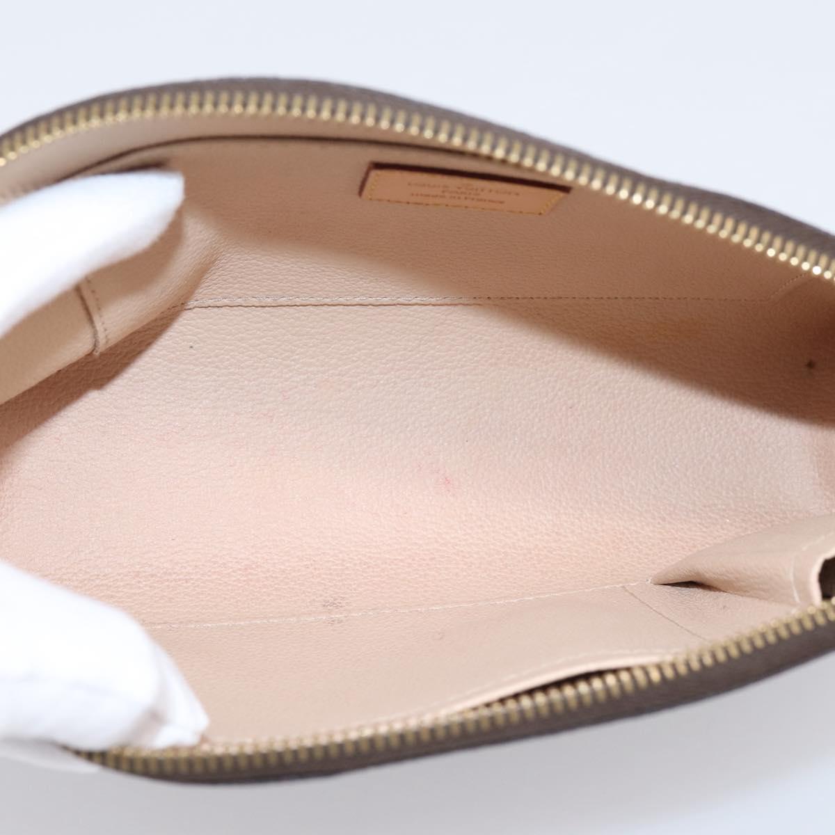 LOUIS VUITTON Monogram Pochette Cosmetic GM Cosmetic Pouch M47353 LV Auth 209302