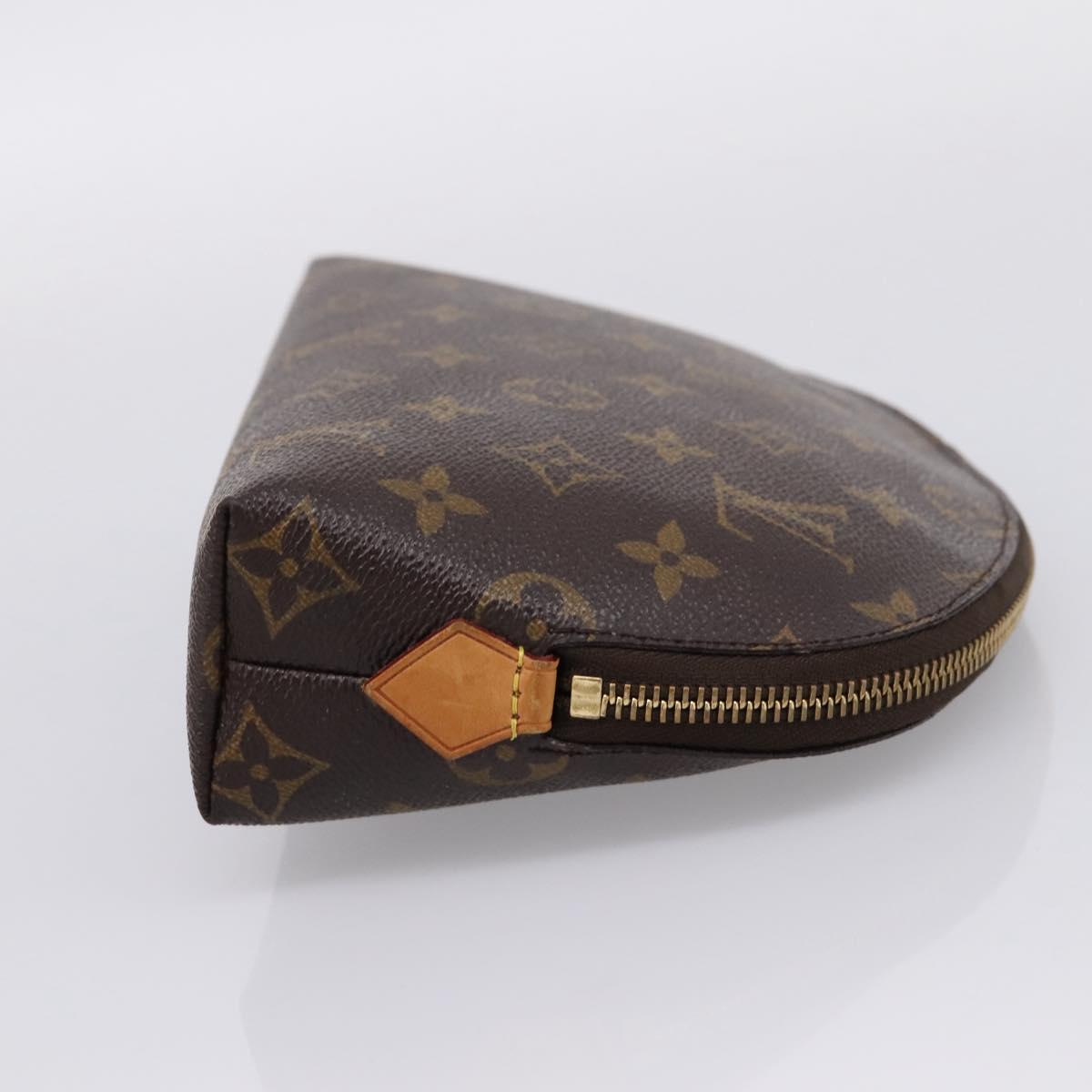 LOUIS VUITTON Monogram Pochette Cosmetic GM Cosmetic Pouch M47353 LV Auth 209302