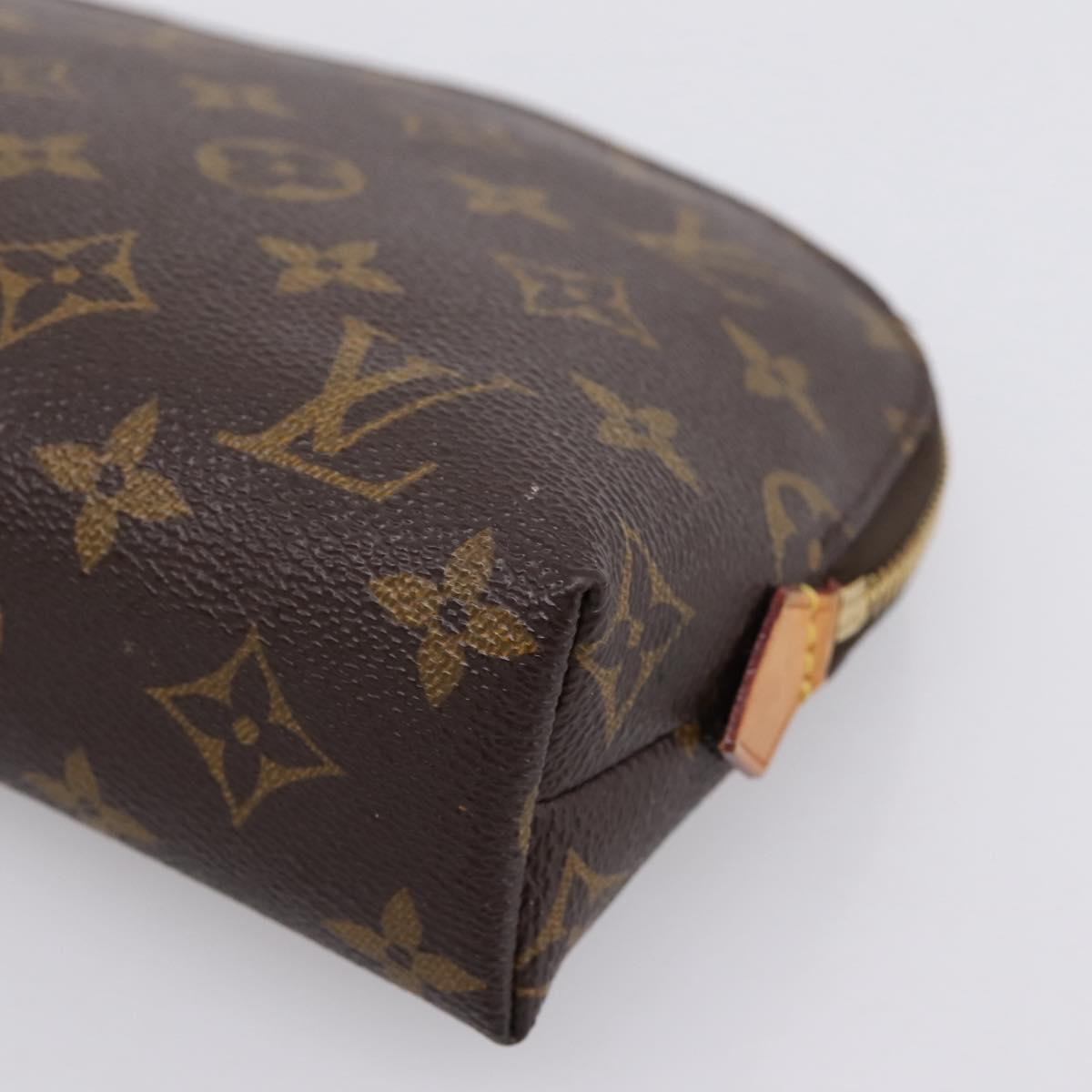LOUIS VUITTON Monogram Pochette Cosmetic GM Cosmetic Pouch M47353 LV Auth 209302