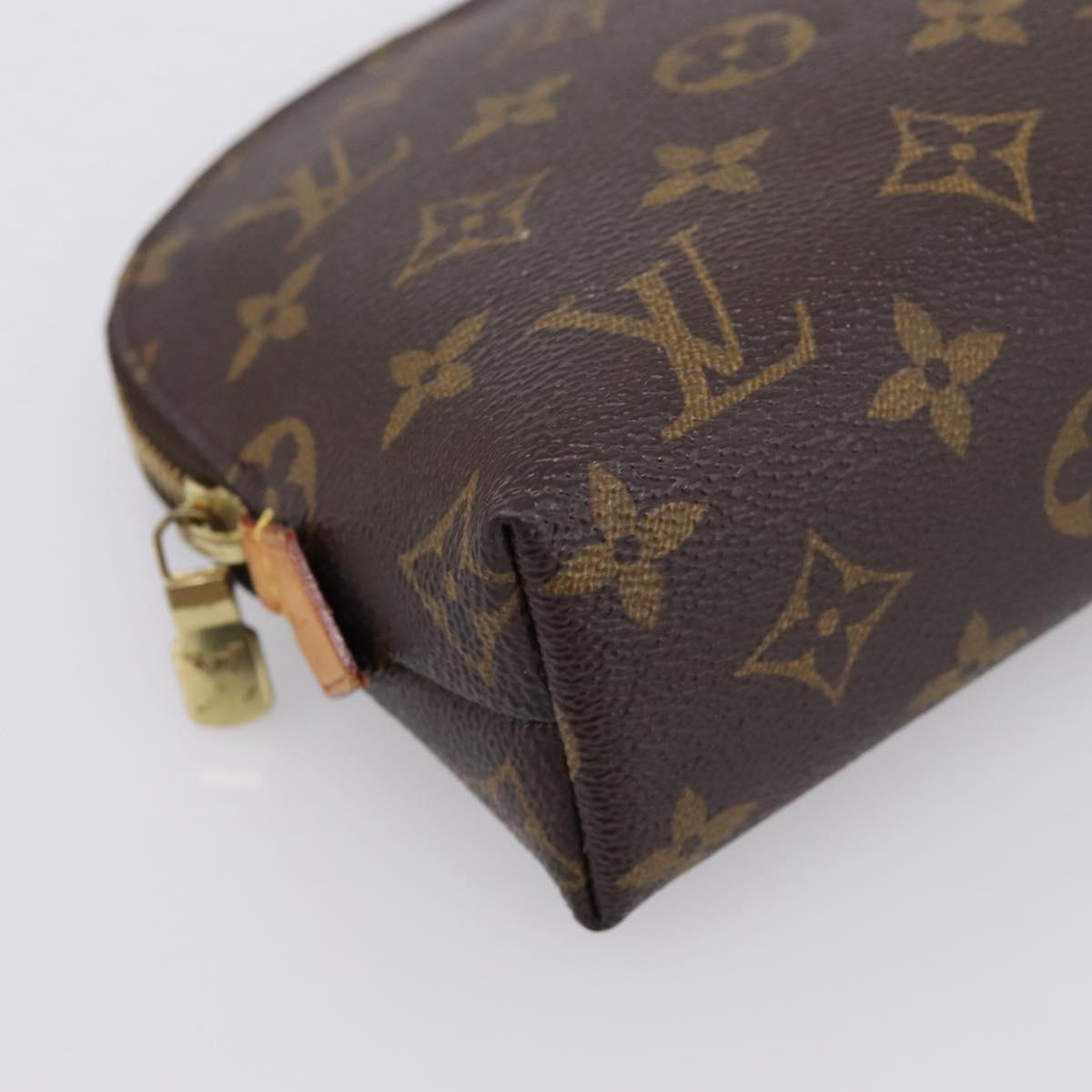 LOUIS VUITTON Monogram Pochette Cosmetic GM Cosmetic Pouch M47353 LV Auth 209302
