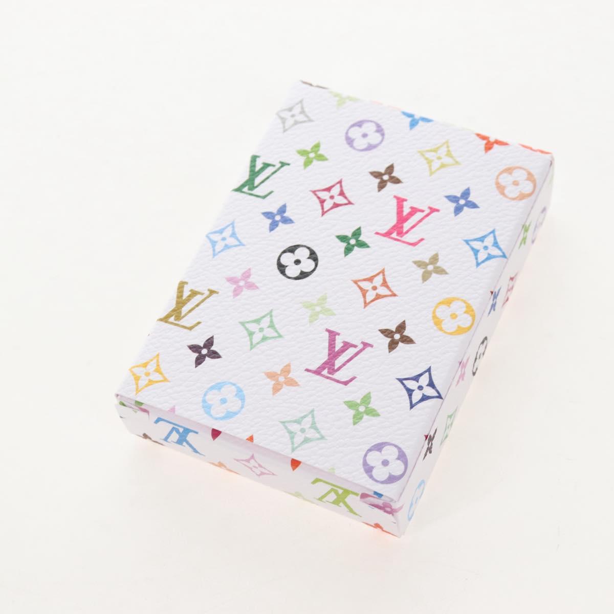 LOUIS VUITTON Trading Card Holder Paper Takashi Murakami Multicolor Auth 209312M