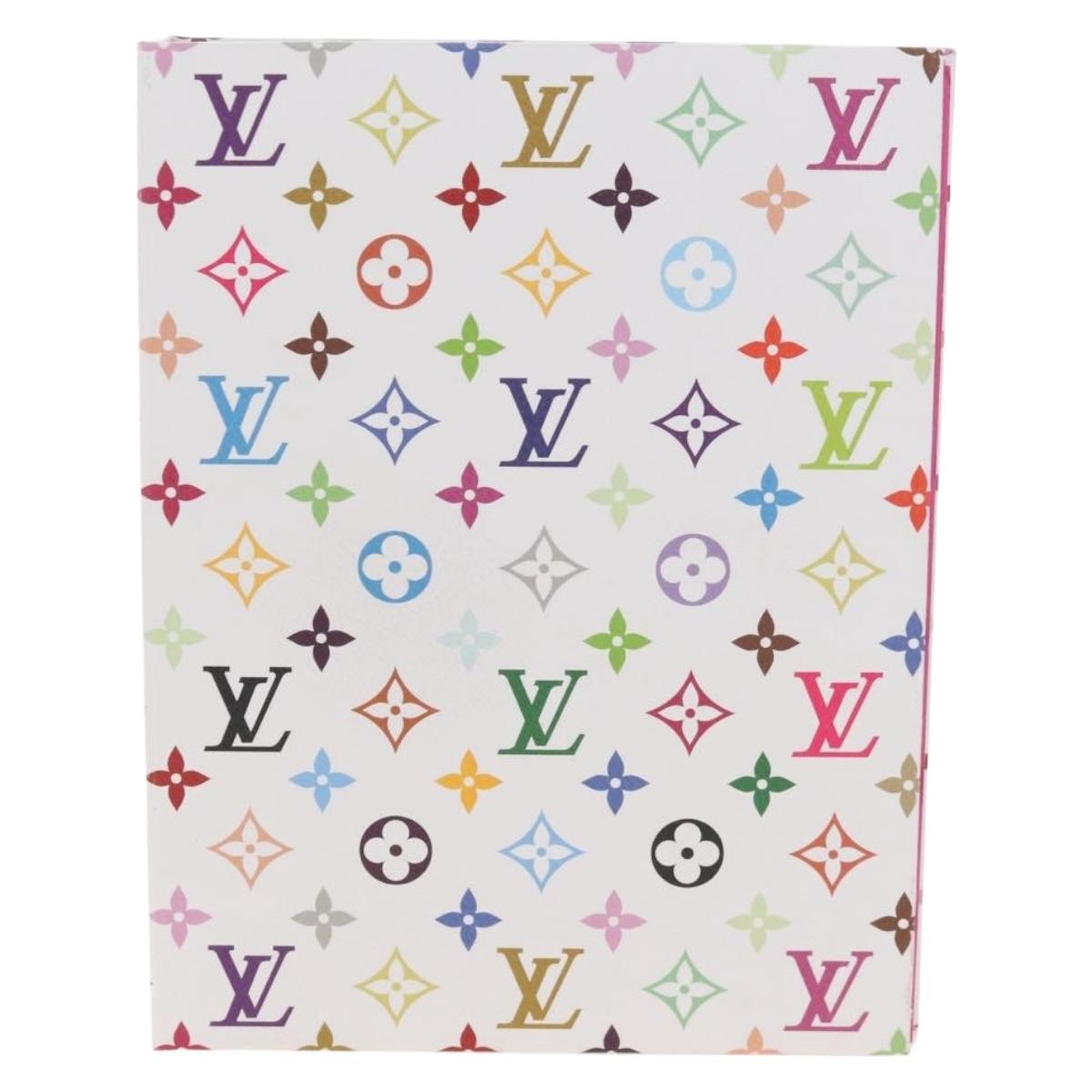 LOUIS VUITTON Trading Card Holder Paper Takashi Murakami Multicolor Auth 209312M