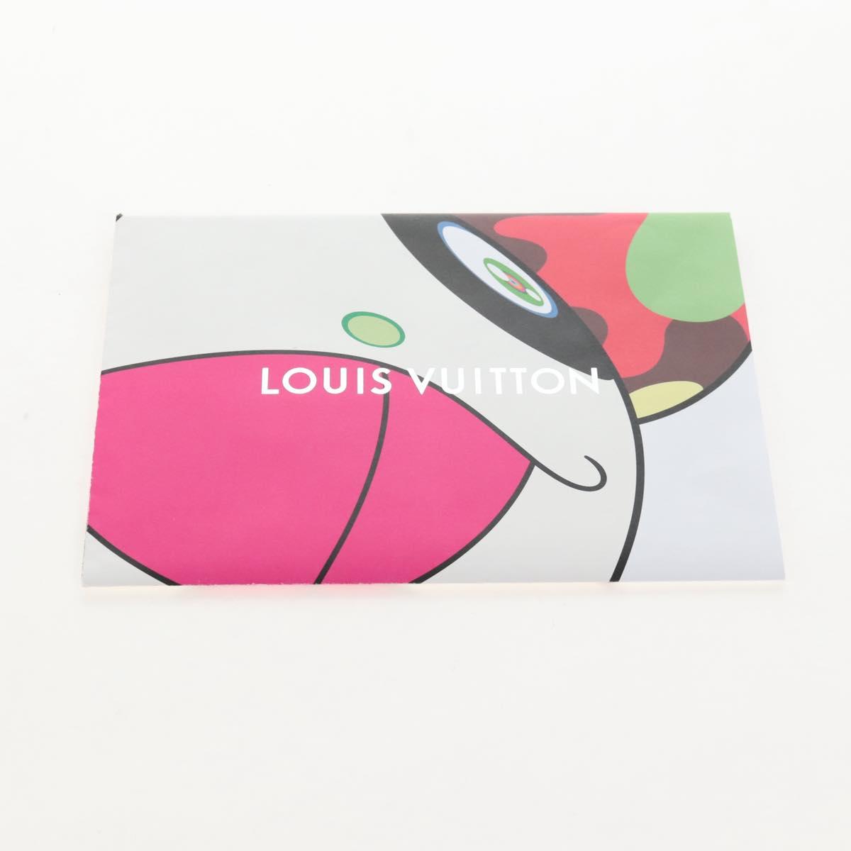 LOUIS VUITTON Trading Card Holder Paper Takashi Murakami Multicolor Auth 209312M
