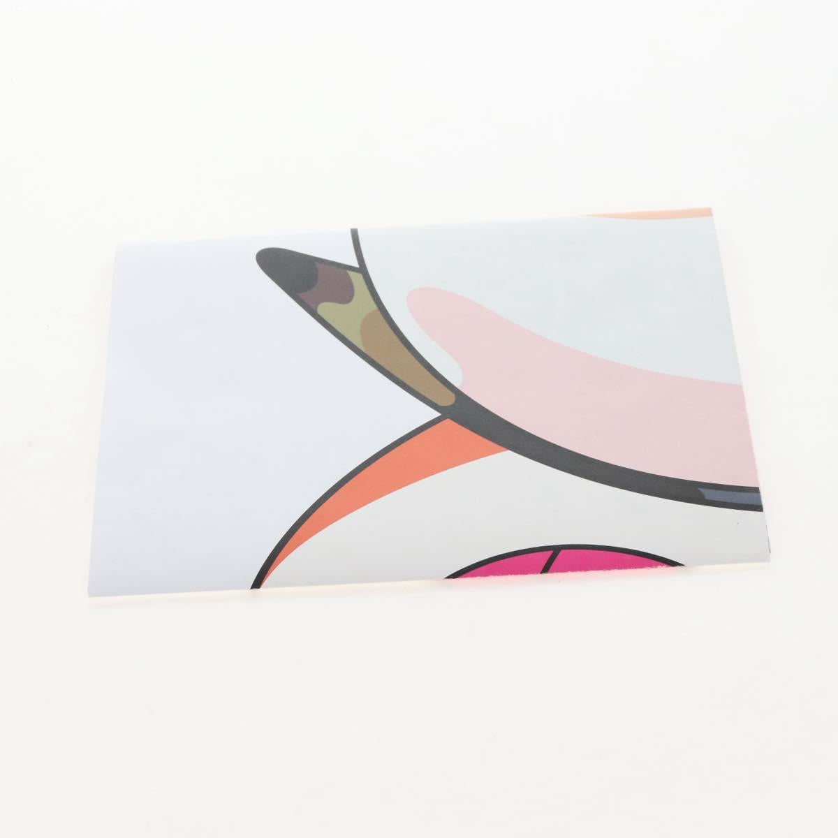 LOUIS VUITTON Trading Card Holder Paper Takashi Murakami Multicolor Auth 209312M