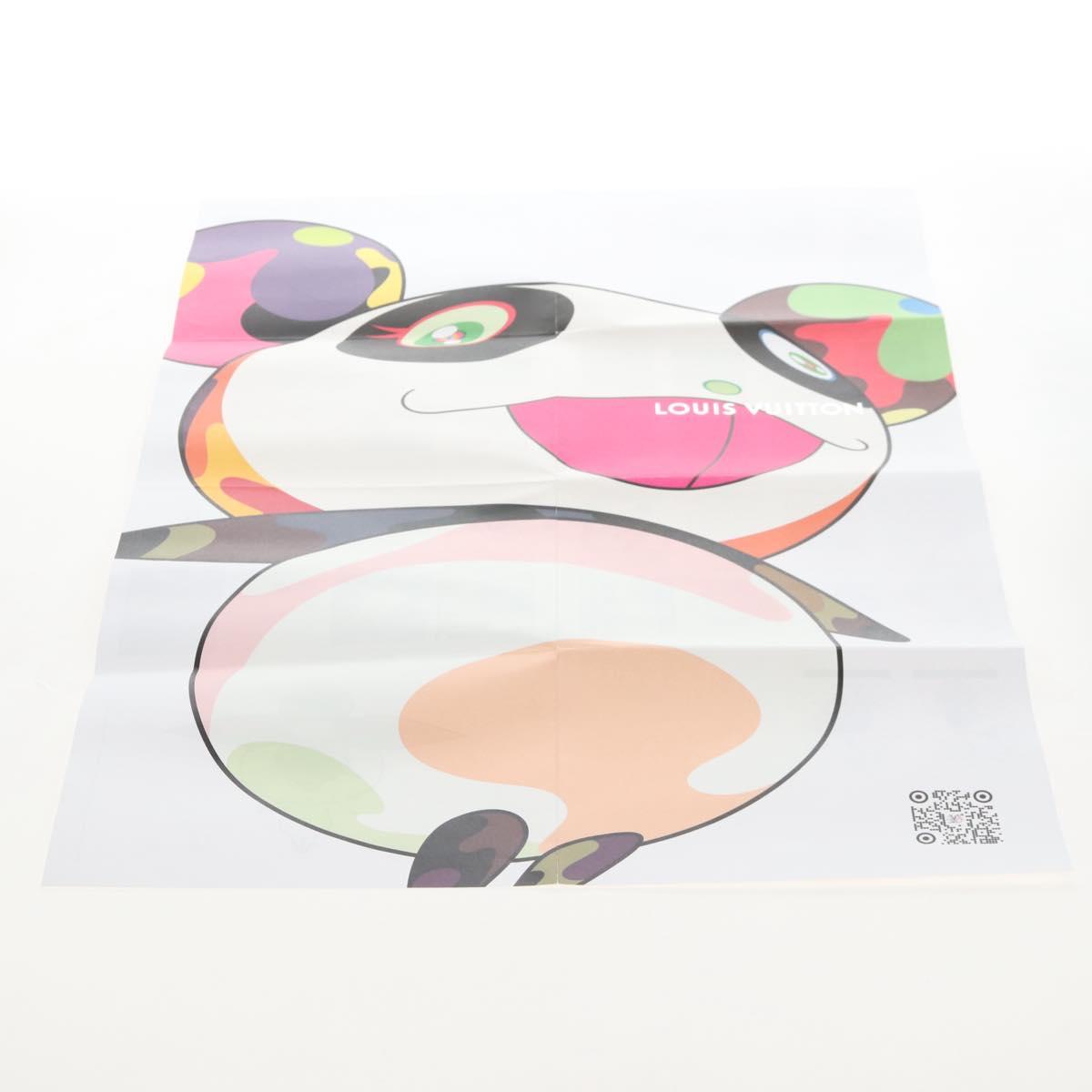 LOUIS VUITTON Trading Card Holder Paper Takashi Murakami Multicolor Auth 209312M