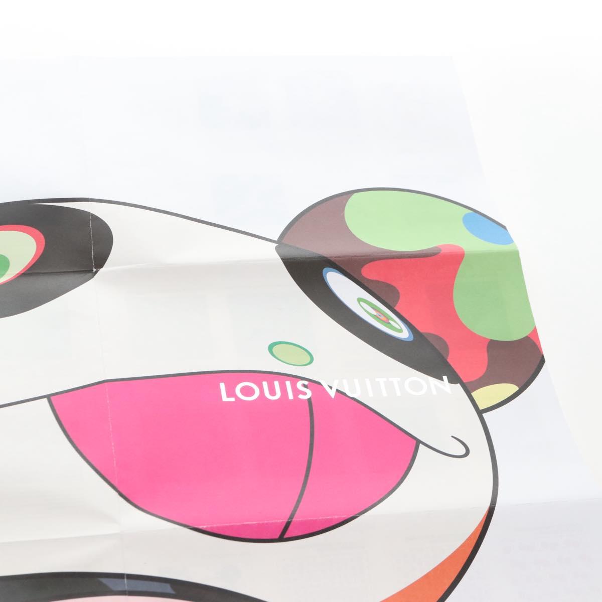 LOUIS VUITTON Trading Card Holder Paper Takashi Murakami Multicolor Auth 209312M