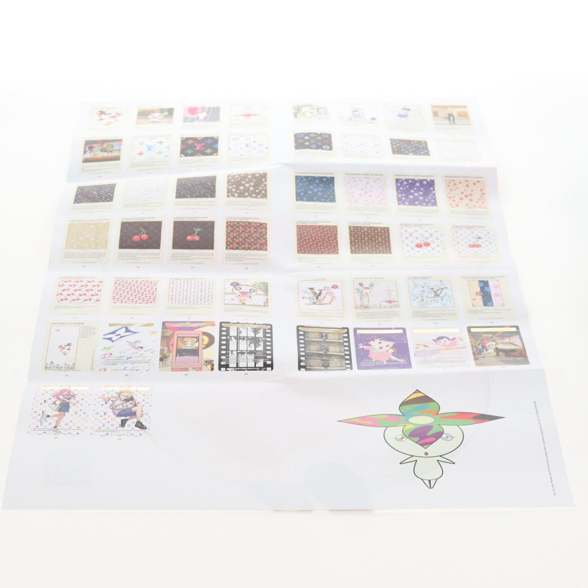 LOUIS VUITTON Trading Card Holder Paper Takashi Murakami Multicolor Auth 209312M