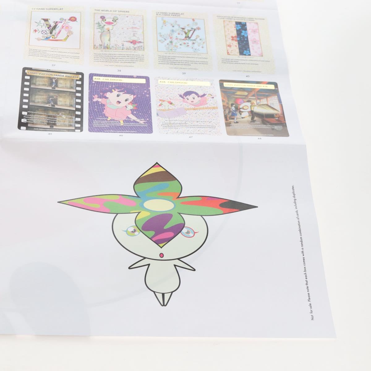 LOUIS VUITTON Trading Card Holder Paper Takashi Murakami Multicolor Auth 209312M