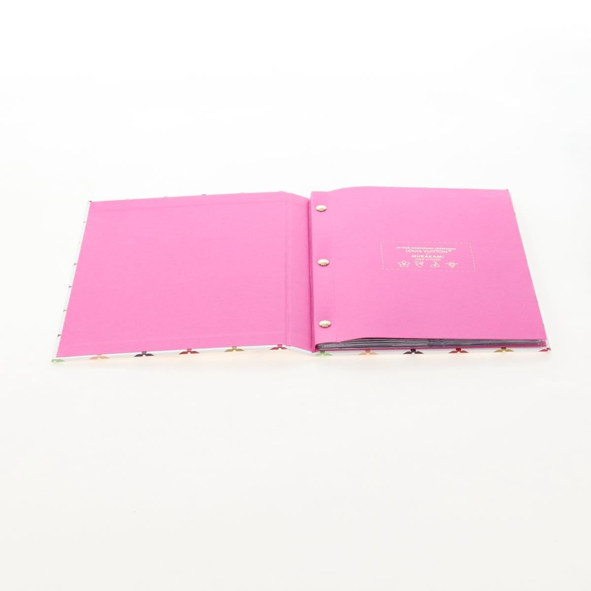 LOUIS VUITTON Trading Card Holder Paper Takashi Murakami Multicolor Auth 209312M