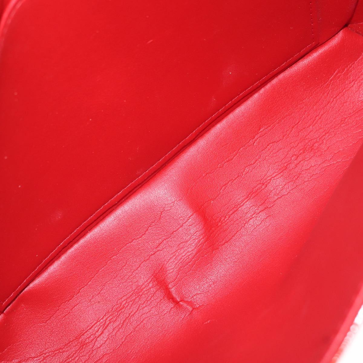 LOUIS VUITTON Monogram Vernis Thompson Street Bag Red Rouge M91094 Auth 209313