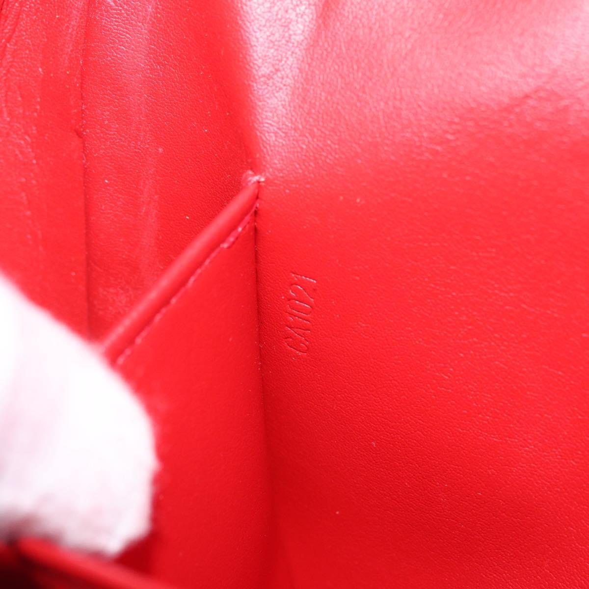 LOUIS VUITTON Monogram Vernis Thompson Street Bag Red Rouge M91094 Auth 209313