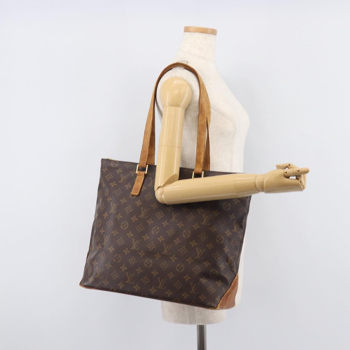 LOUIS VUITTON Monogram Cabas Mezzo Tote Bag M51151 LV Auth 209319
