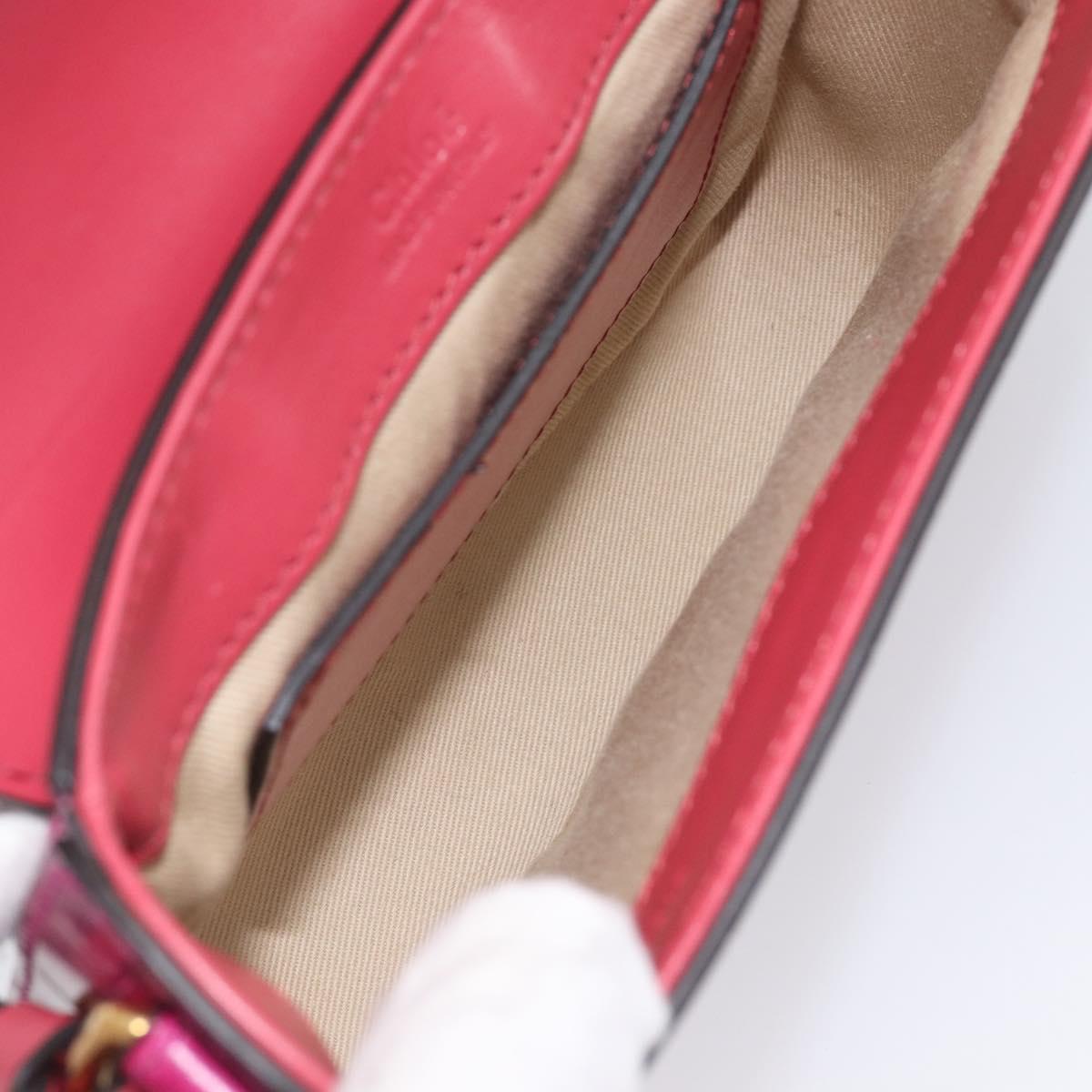 Chloe Hand Bag Leather 2way Pink Gold Auth 209325V