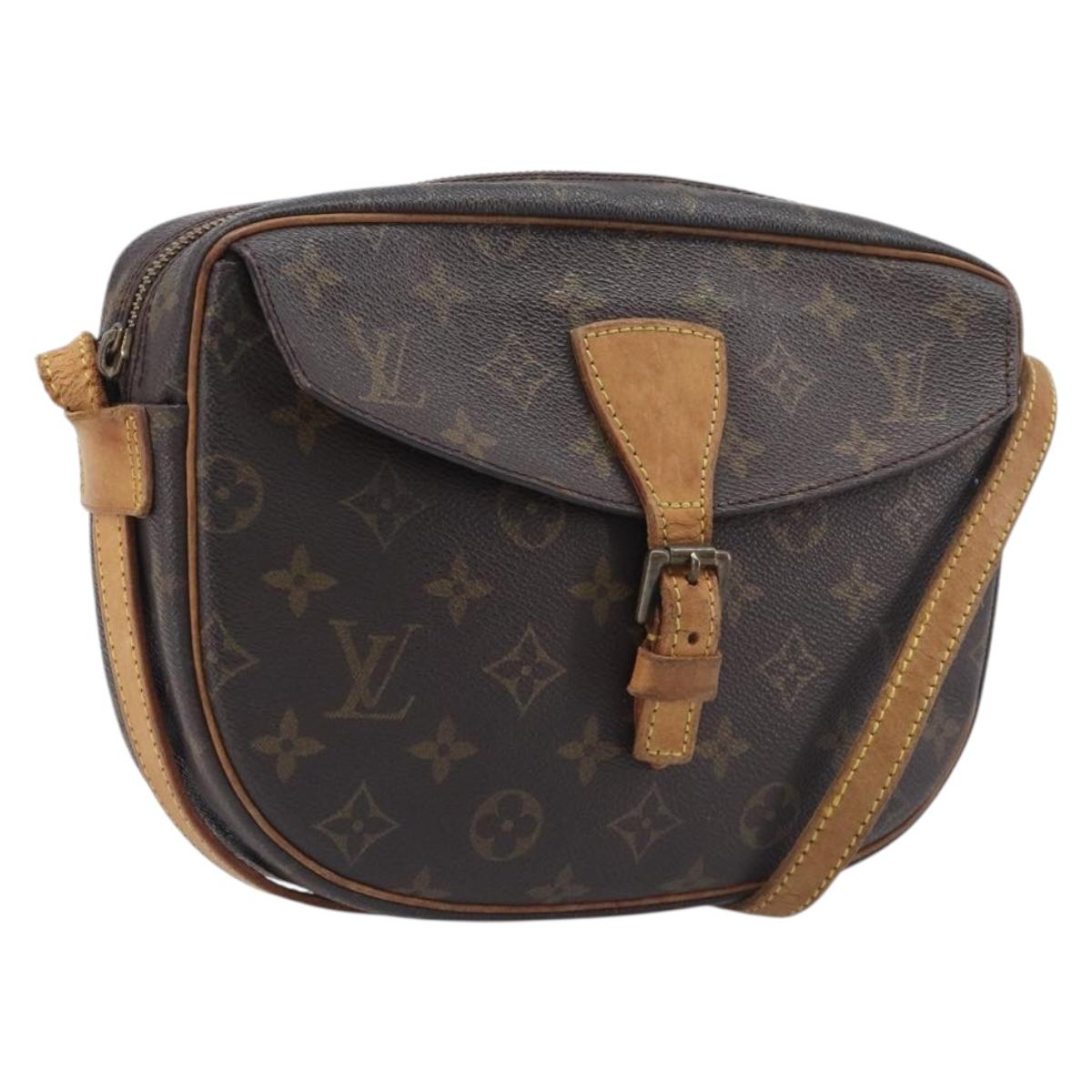 LOUIS VUITTON Monogram Jeune Fille MM Shoulder Bag M51226 LV Auth 209364