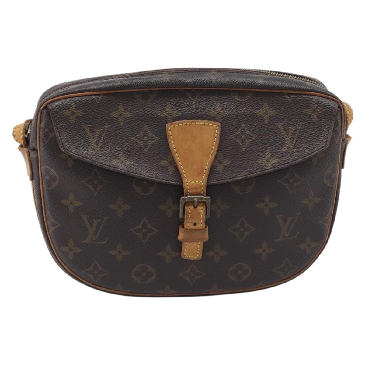 LOUIS VUITTON Monogram Jeune Fille MM Shoulder Bag M51226 LV Auth 209364