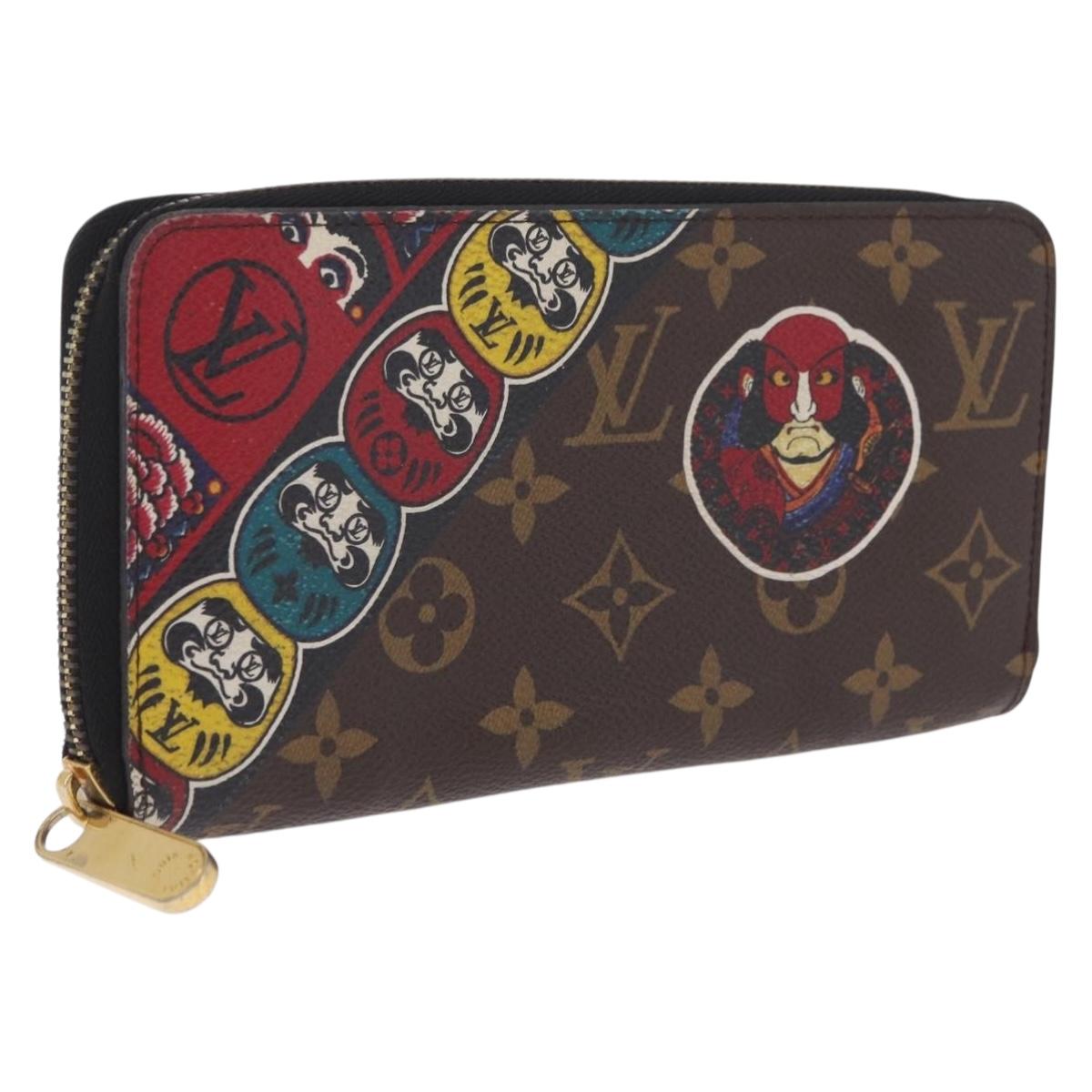 LOUIS VUITTON Kansai Zippy Wallet Long Wallet M67249 LV Auth 209367V