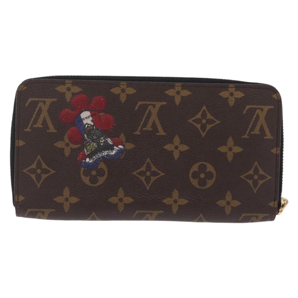 LOUIS VUITTON Kansai Zippy Wallet Long Wallet M67249 LV Auth 209367V