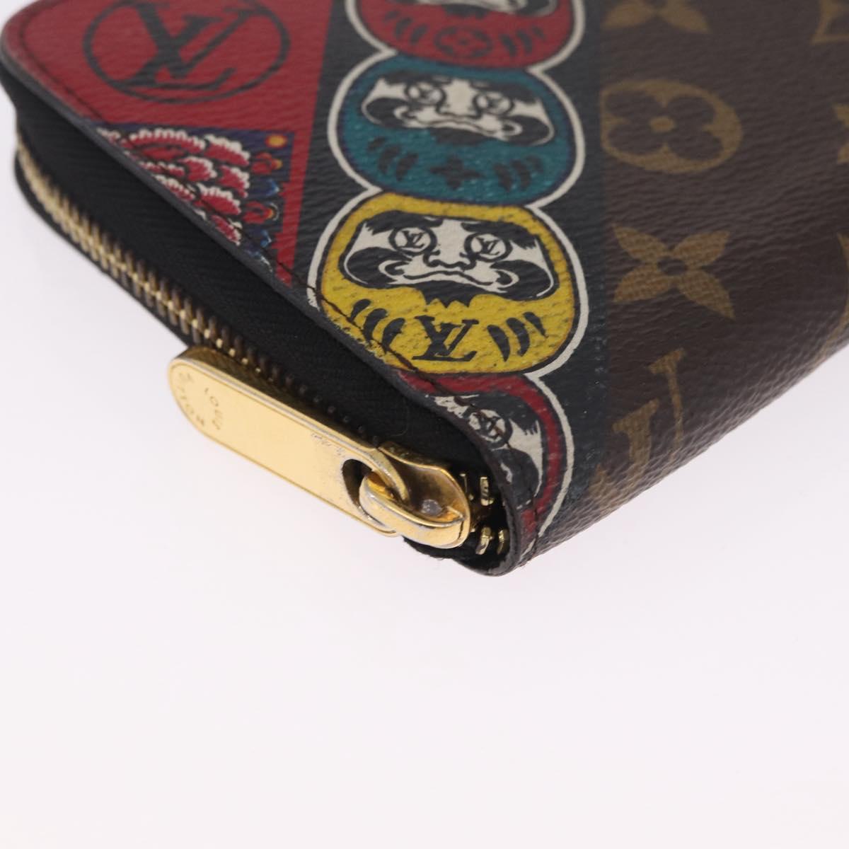 LOUIS VUITTON Kansai Zippy Wallet Long Wallet M67249 LV Auth 209367V