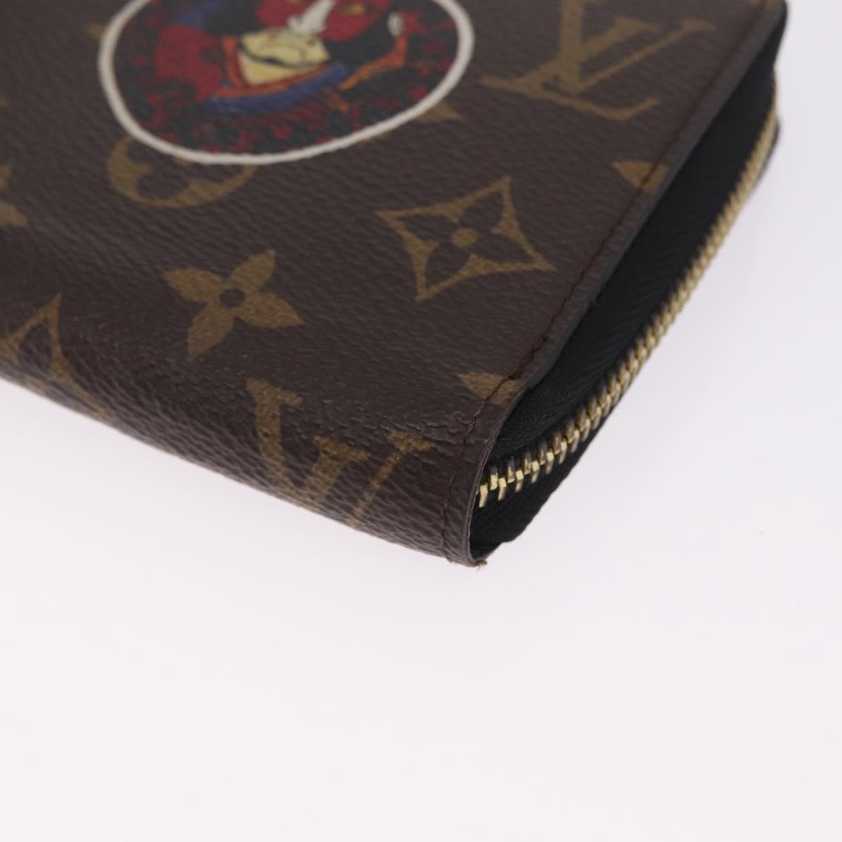 LOUIS VUITTON Kansai Zippy Wallet Long Wallet M67249 LV Auth 209367V