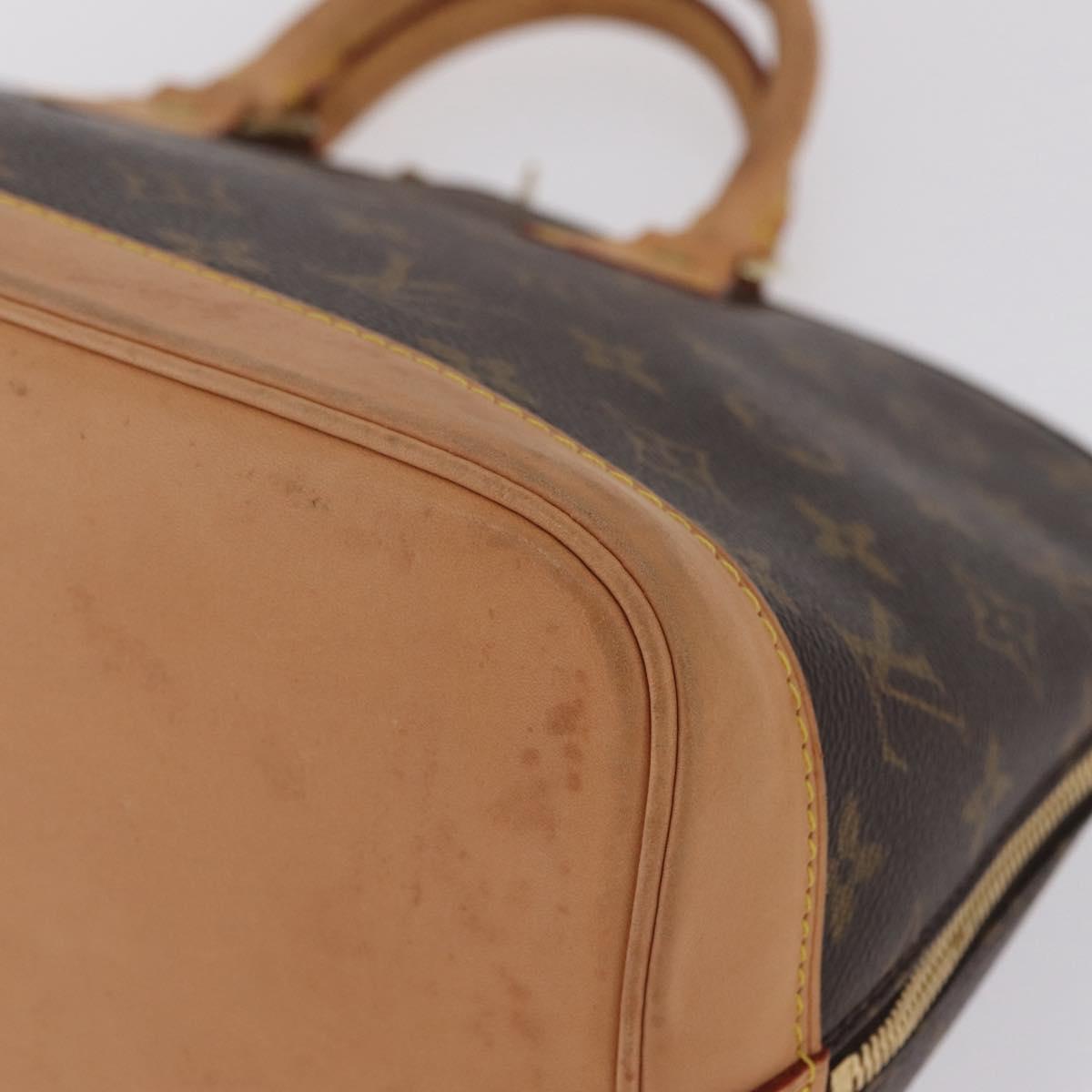 LOUIS VUITTON Monogram Alma Hand Bag M51130 LV Auth 209370A