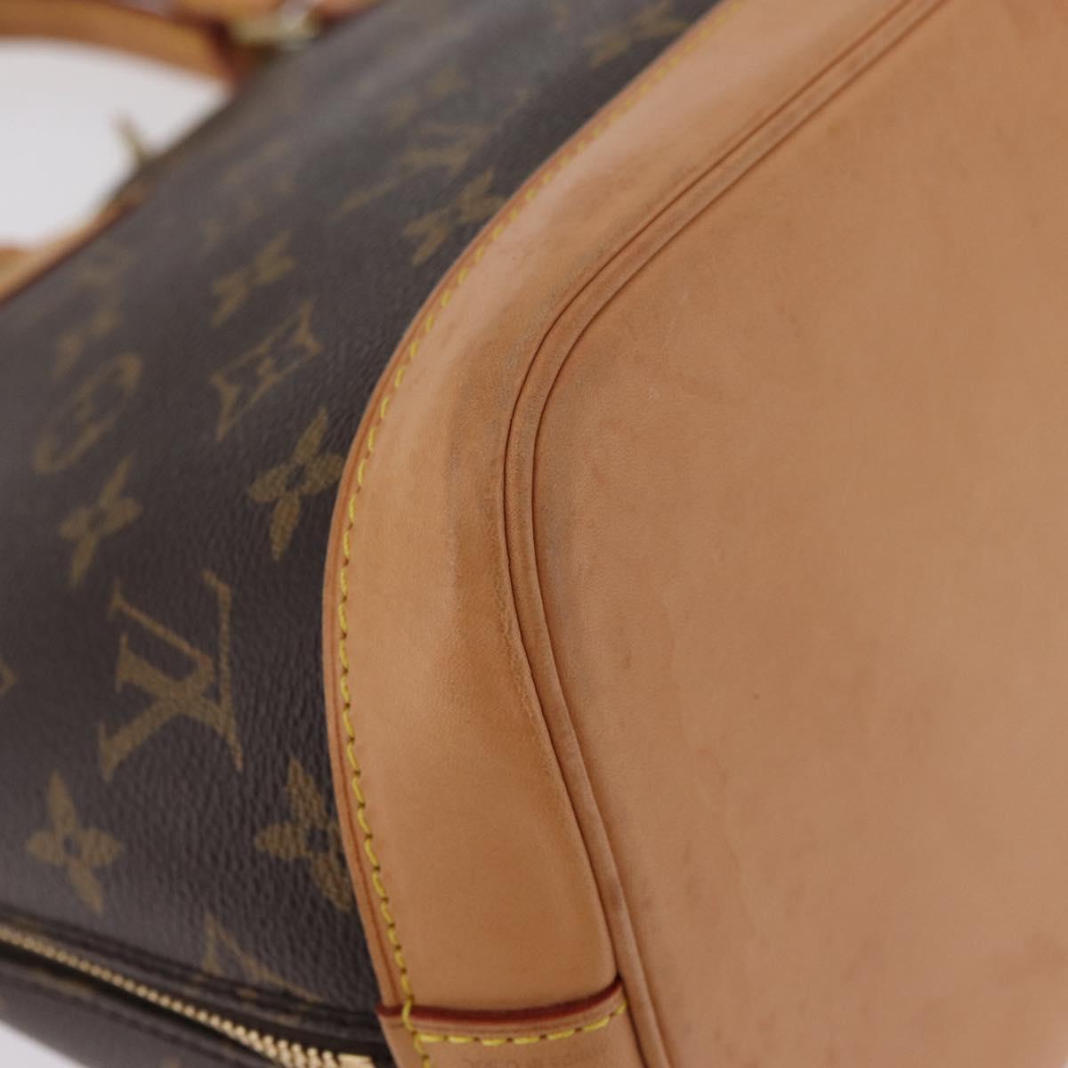 LOUIS VUITTON Monogram Alma Hand Bag M51130 LV Auth 209370A