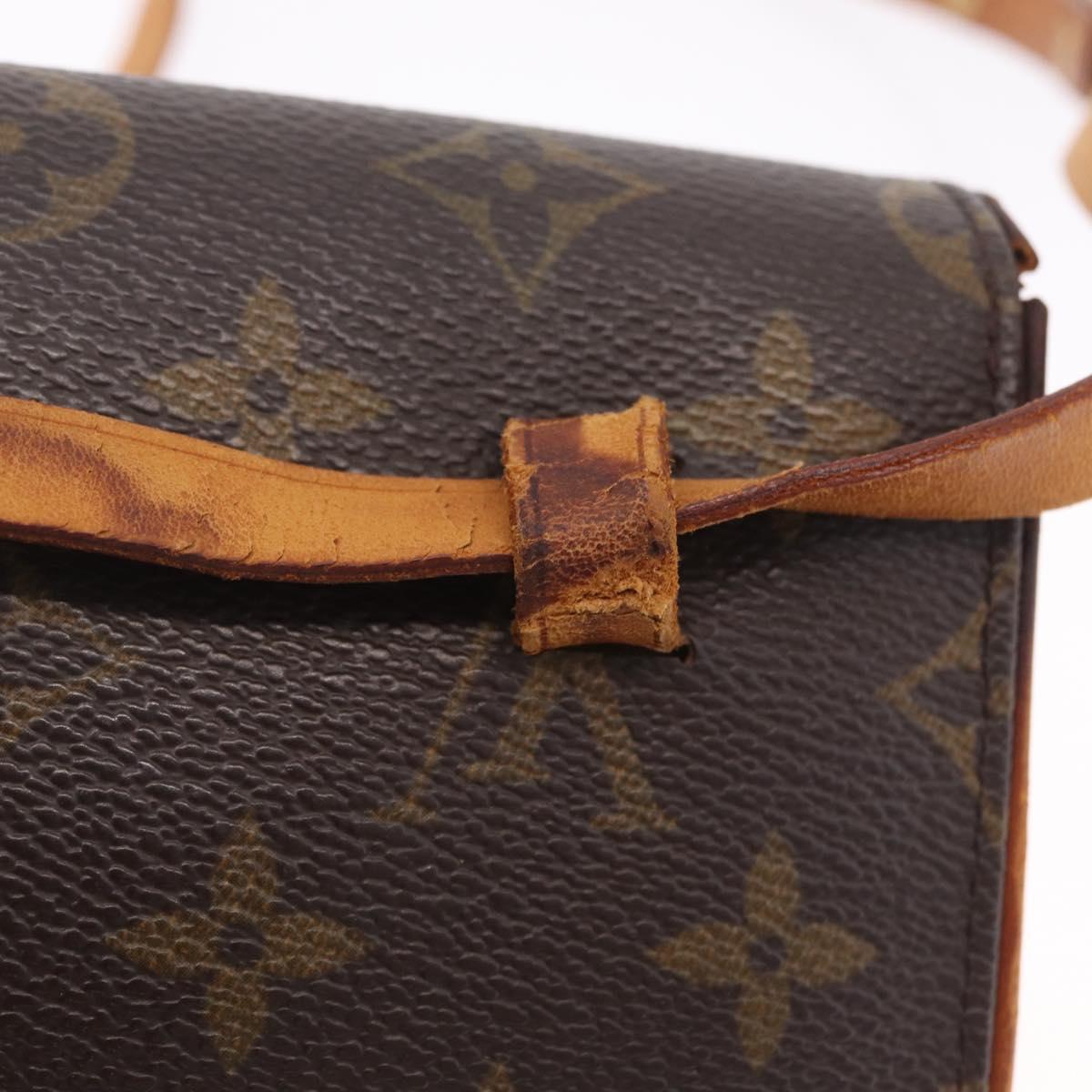 LOUIS VUITTON Monogram Pochette Florentine Waist Bag M51855 LV Auth 209371
