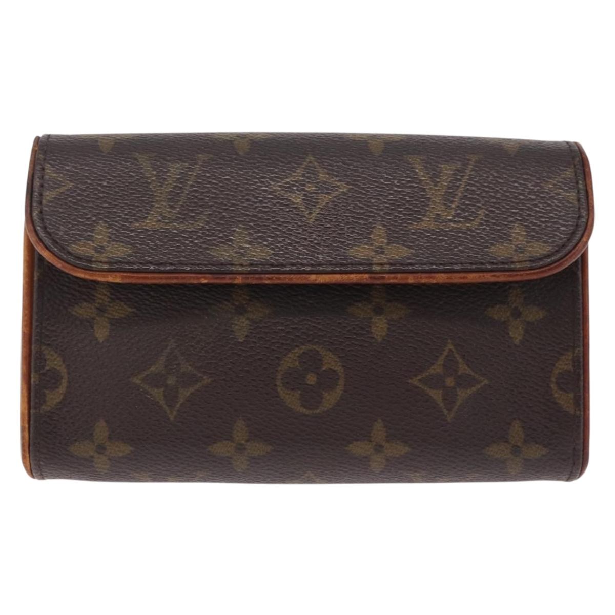 LOUIS VUITTON Monogram Pochette Florentine Waist Bag M51855 LV Auth 209371