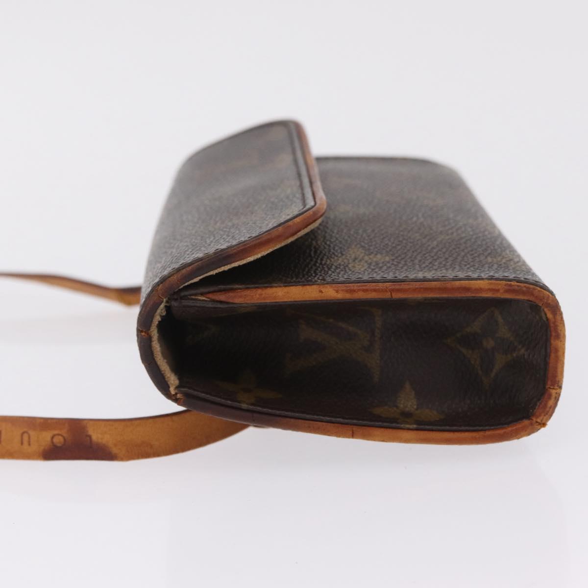 LOUIS VUITTON Monogram Pochette Florentine Waist Bag M51855 LV Auth 209371