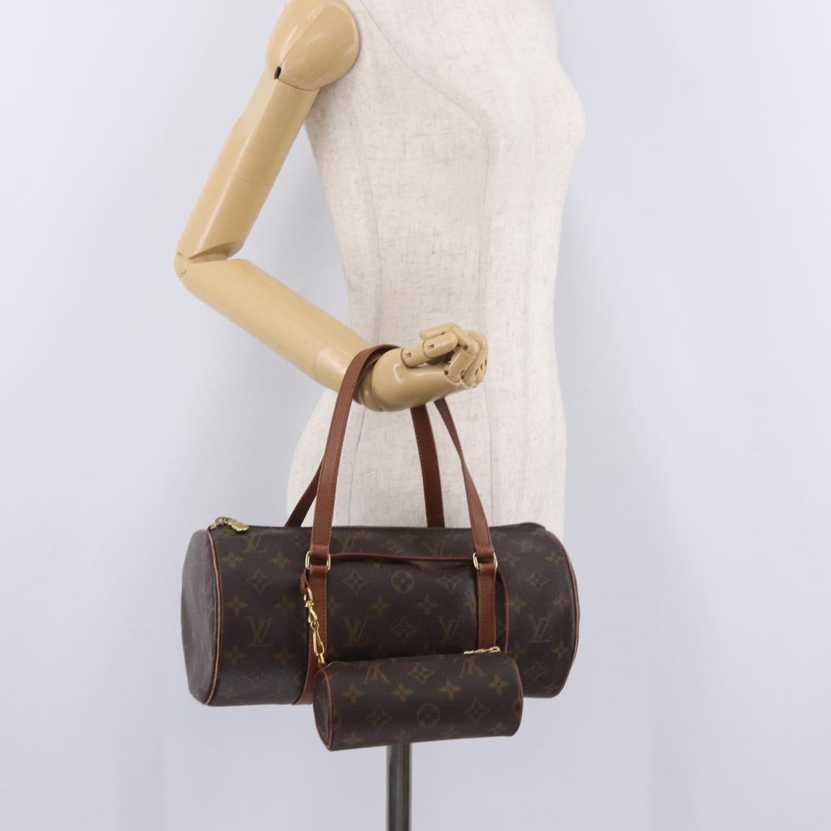 LOUIS VUITTON Monogram Papillon 30 Hand Bag Vintage M51365 LV Auth 209380A