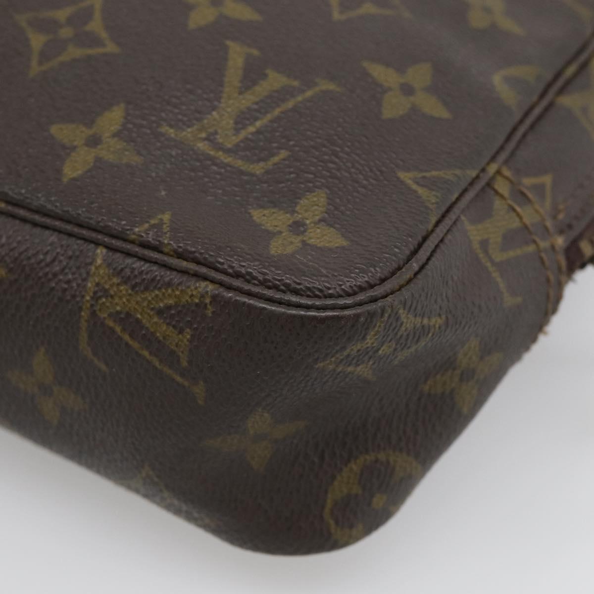 LOUIS VUITTON Monogram Trousse Toilette 23 Clutch Bag M47524 LV Auth 209384