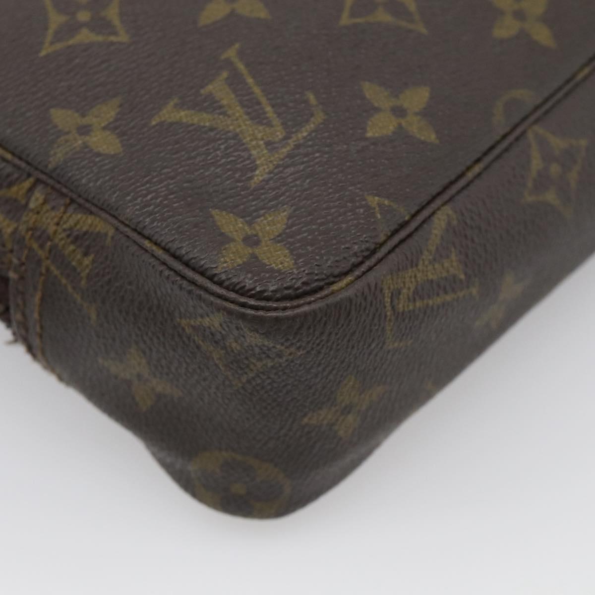 LOUIS VUITTON Monogram Trousse Toilette 23 Clutch Bag M47524 LV Auth 209384