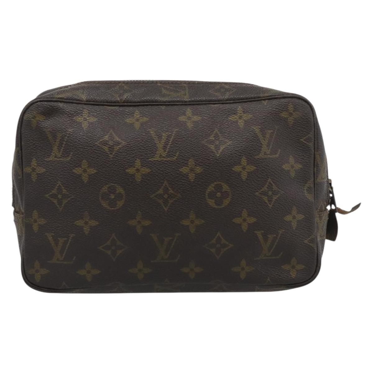 LOUIS VUITTON Monogram Trousse Toilette 23 Clutch Bag M47524 LV Auth 209384
