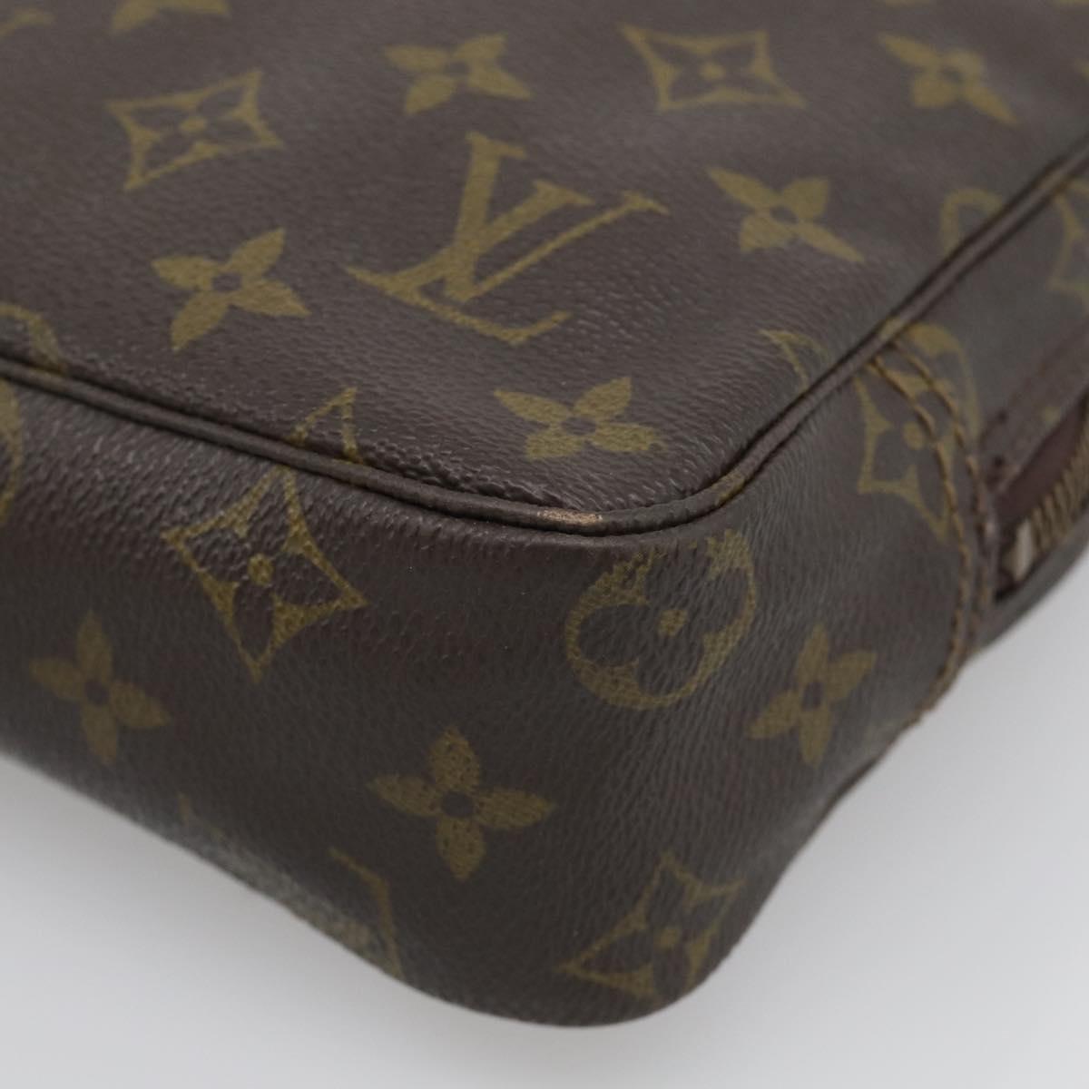 LOUIS VUITTON Monogram Trousse Toilette 23 Clutch Bag M47524 LV Auth 209384