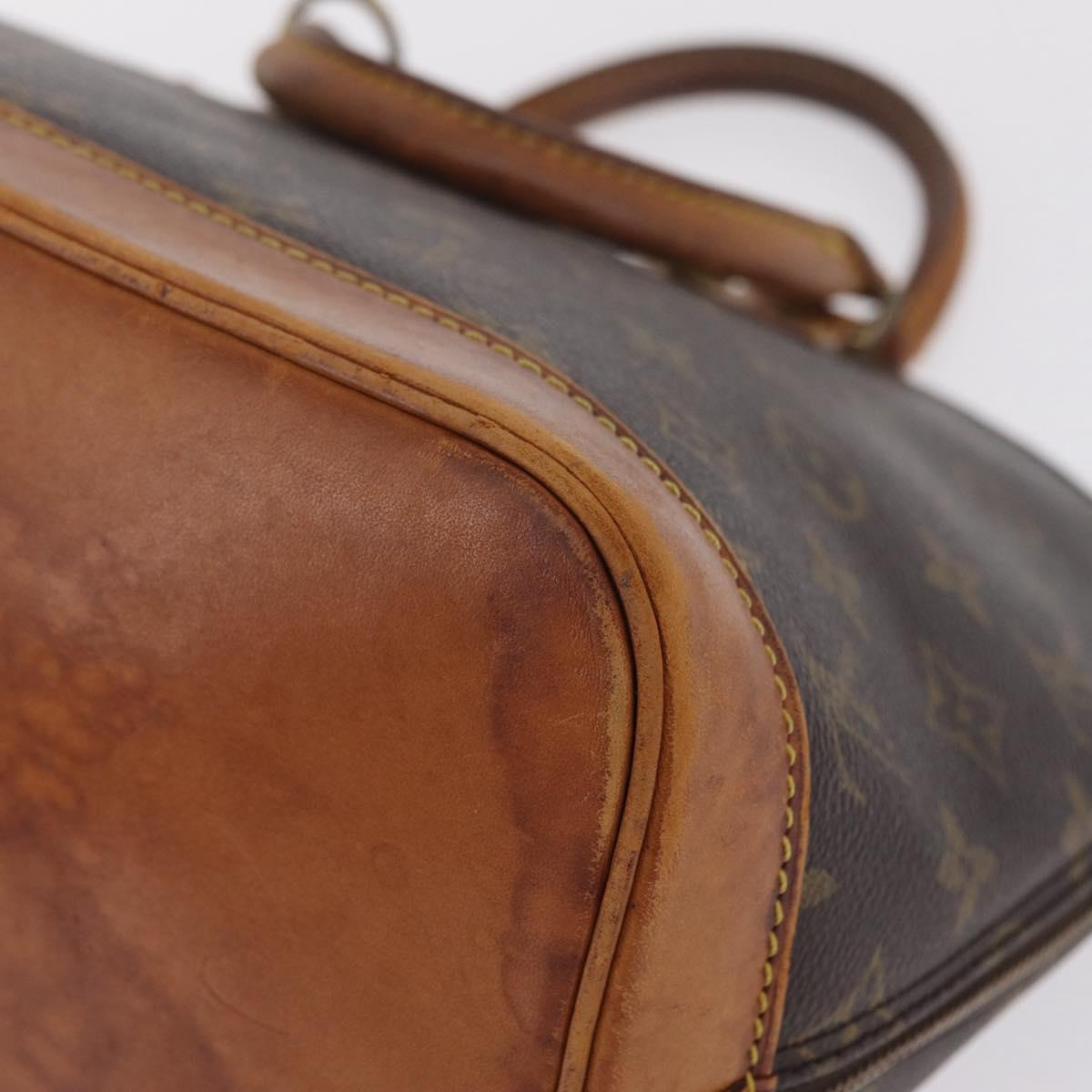 LOUIS VUITTON Monogram Alma Hand Bag M51130 LV Auth 209385