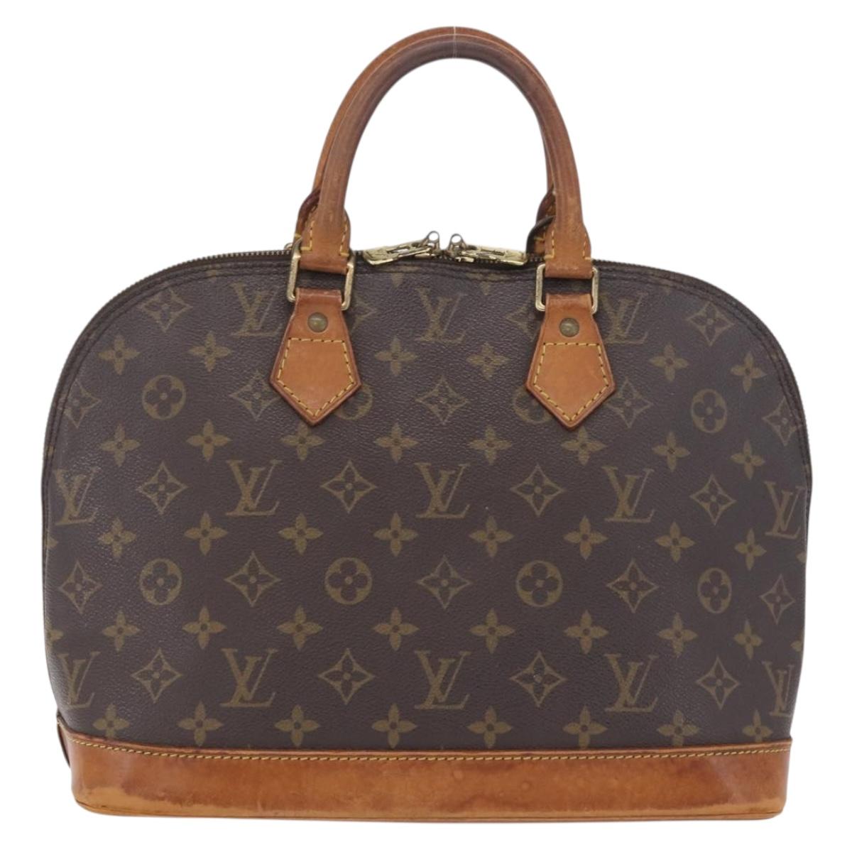 LOUIS VUITTON Monogram Alma Hand Bag M51130 LV Auth 209385