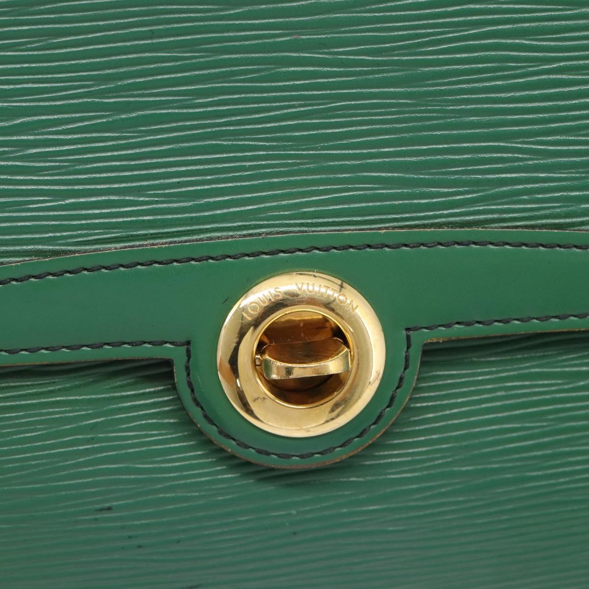 LOUIS VUITTON Epi Pochette Arche Shoulder Bag Green M52574 LV Auth 209389