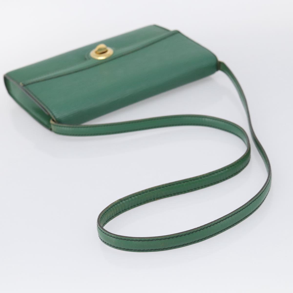 LOUIS VUITTON Epi Pochette Arche Shoulder Bag Green M52574 LV Auth 209389