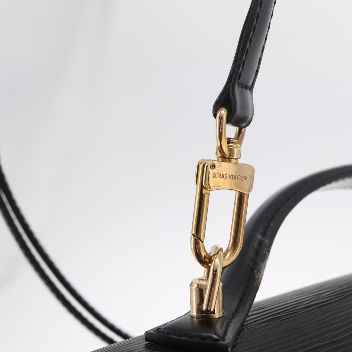 LOUIS VUITTON Epi Monceau 28 Hand Bag Black M52122 LV Auth 209393A