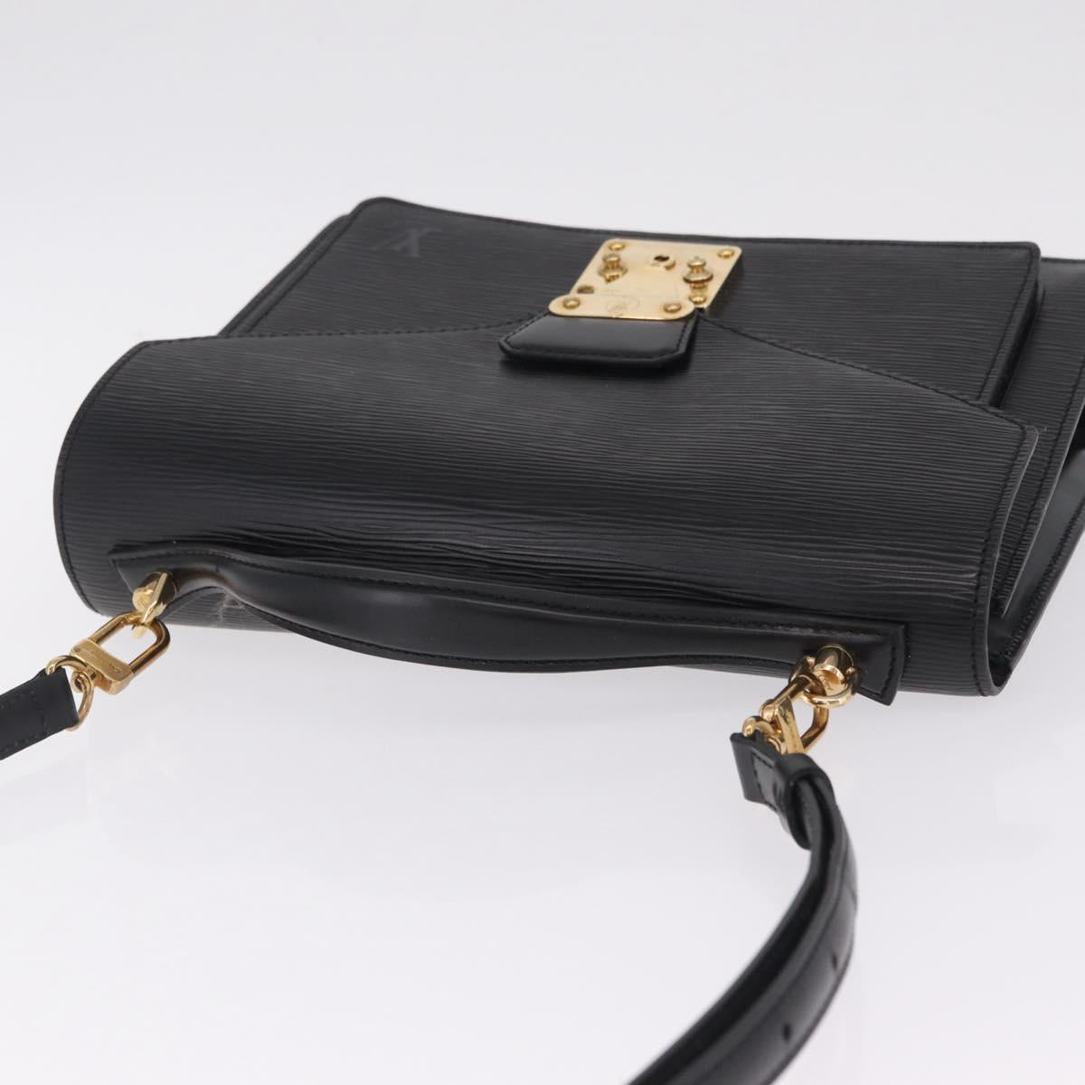 LOUIS VUITTON Epi Monceau 28 Hand Bag Black M52122 LV Auth 209393A