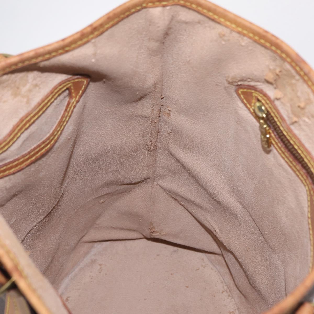 LOUIS VUITTON Monogram Bucket GM Shoulder Bag M42236 LV Auth 209397