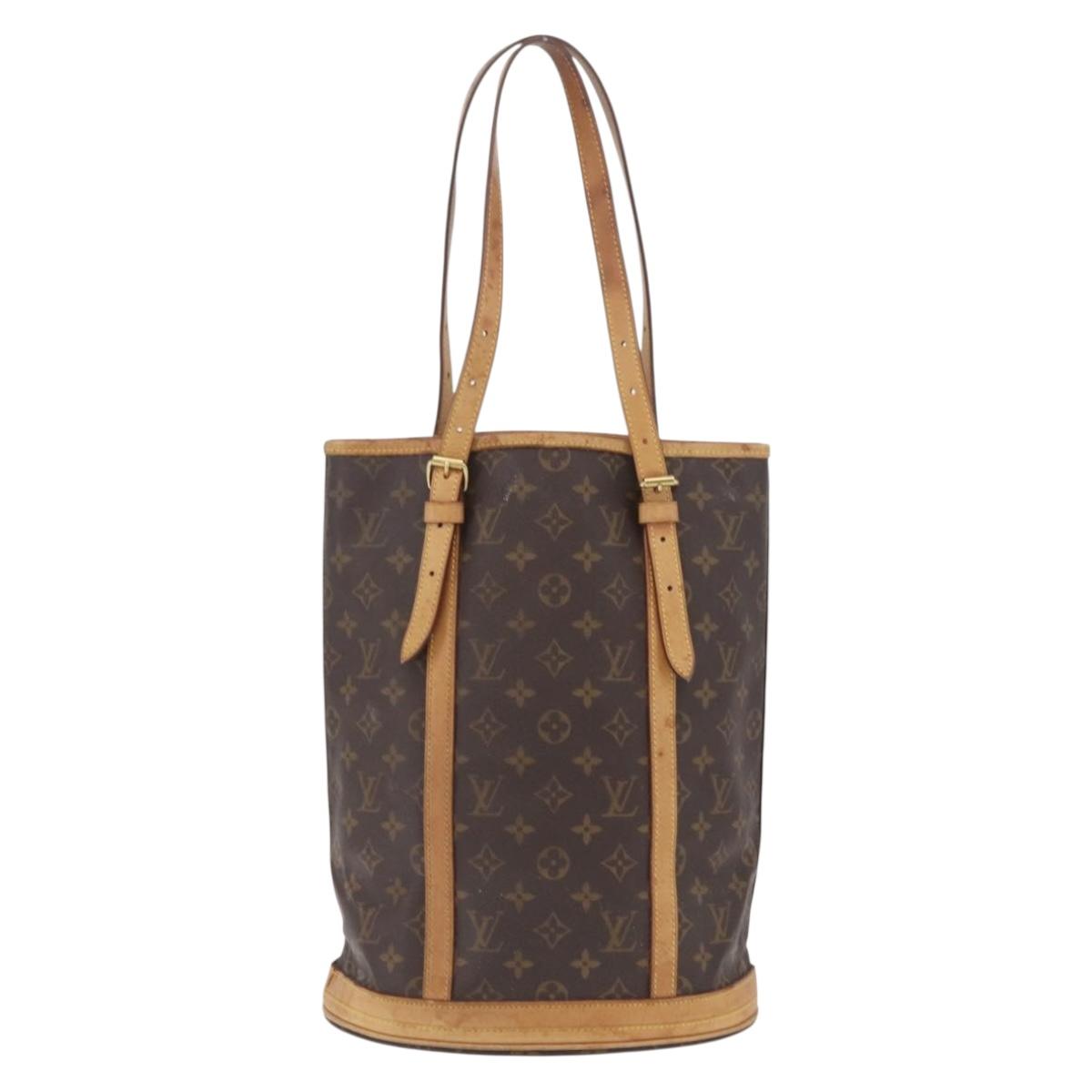 LOUIS VUITTON Monogram Bucket GM Shoulder Bag M42236 LV Auth 209397